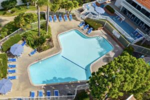 Brookside Village condos Redondo Beach pool area